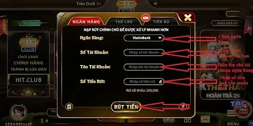 Cách xử lý khi gặp lỗi rút tiền HITCLUB