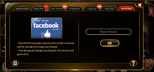 Hướng dẫn nạp Giftcode khuyến mãi HITCLUB