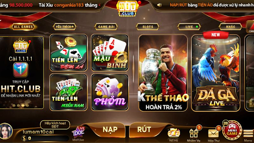 Top 5 dòng game ăn khách nhất trên HITCLUB